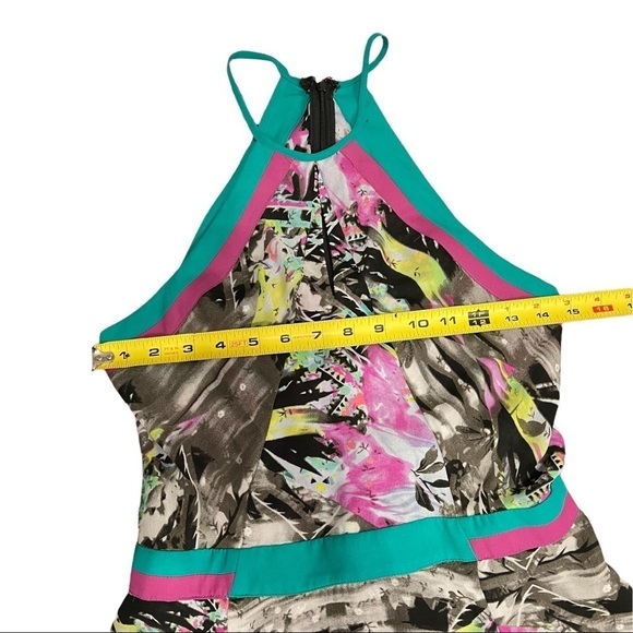 Parker‎ Maxi Aurora Halter Fit and Flare Multicolor Dress Size Small - Picture 10 of 15